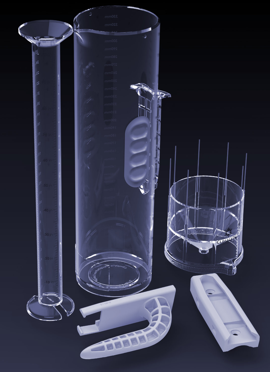 TROPO rain gauge manufactured by Climalytic Instruments LLC